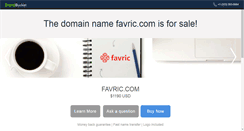 Desktop Screenshot of favric.com