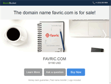 Tablet Screenshot of favric.com